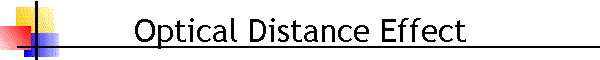 Optical Distance Effect